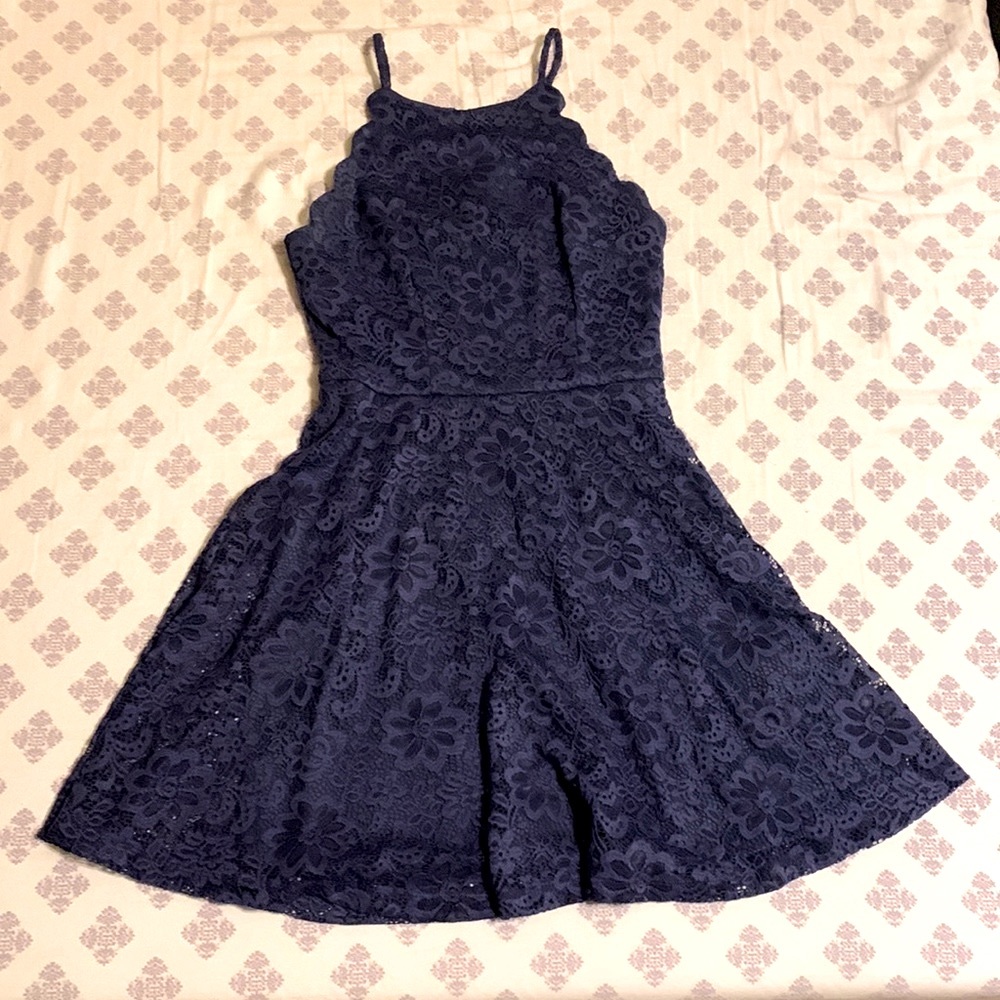 navy blue dress